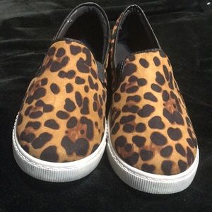 Animal print fashion sneakers